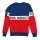 Alpha Industries Herren Sweater AI Stripe new navy/red