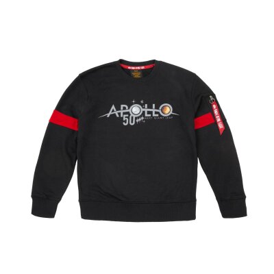 Alpha Industries Herren Sweater Apollo 50 Reflective schwarz