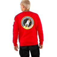Alpha Industries Herren Sweater Space Shuttle speed red