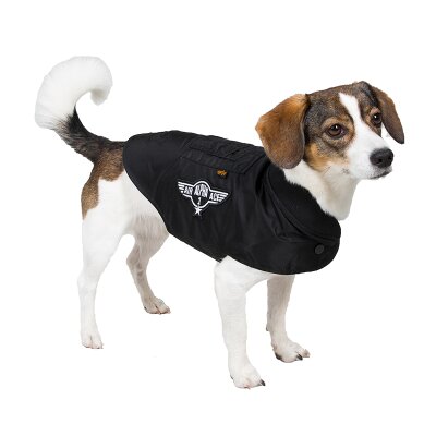 Alpha Industries Dog MA-1 Nylon Flight Jacket Hundejacke black