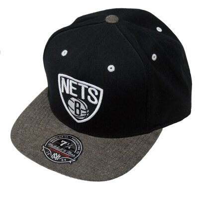 Mitchell & Ness NBA Brooklyn Nets Fullcap black dark grey
