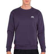 Alpha Industries Herren Sweater Basic Small Logo nightshade