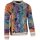 Carlo Colucci Herren Sweater im Retro Design wei&szlig;
