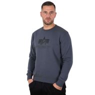 Alpha Industries Herren Sweater Basic Logo greyblack/black