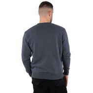 Alpha Industries Herren Sweater Basic Logo greyblack/black S