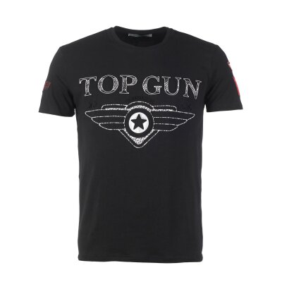 Top Gun T-Shirt Bling4U schwarz