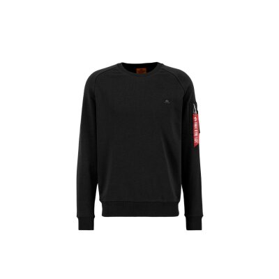 Alpha Industries Herren Sweater X-Fit black 3XL