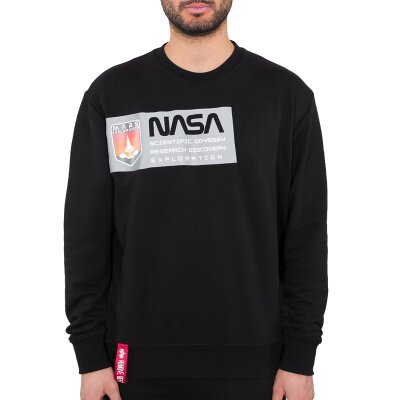 Alpha Industries Herren Sweater Mars Reflective black