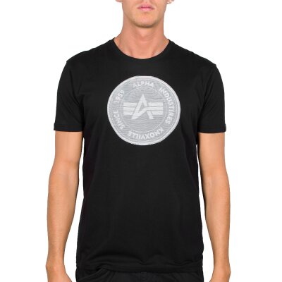 Alpha Industries Herren T-Shirt Hologram black