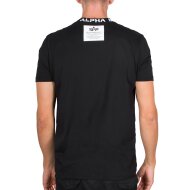Alpha Industries Herren T-Shirt Neck Print black