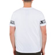 Alpha Industries Herren T-Shirt Sleeve Print white