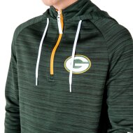 New Era Zip-Hoodie Engineered Raglan Green Bay Packers dunkelgr&uuml;n