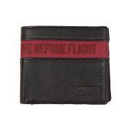 Alpha Industries RBF Leather Wallet black/red