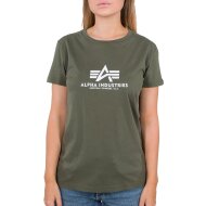 Alpha Industries Damen New Basic T-Shirt dark olive