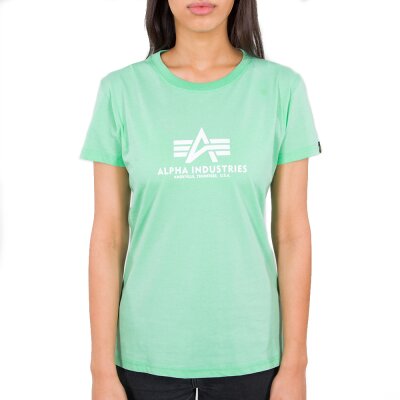 Alpha Industries Damen New Basic T-Shirt pastel mint