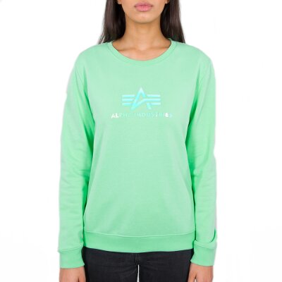 Alpha Industries Damen Rainbow Sweater Wmn pastel mint