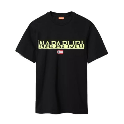 Napapijri T-Shirt Saras Solid schwarz XXL