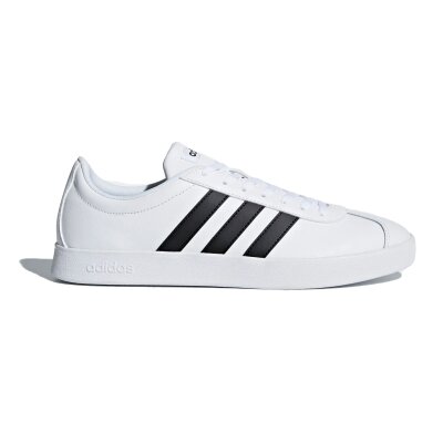 adidas Herren Sneaker VL Court 2.0 weiß/schwarz 42 2/3 | 8.5