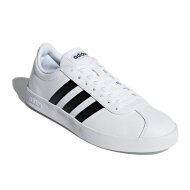 adidas Herren Sneaker VL Court 2.0 wei&szlig;/schwarz 42 2/3 | 8.5