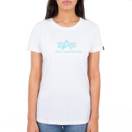 Alpha Industries Damen Rainbow T-Shirt Wmn white
