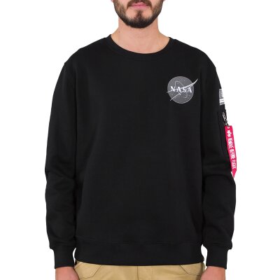 Alpha Industries Herren Sweater NASA black