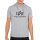 Alpha Industries Herren T-Shirt Basic Logo Hooded grey heather