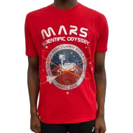 Alpha Industries Herren T-Shirt Mission To Mars speed red