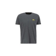 Alpha Industries Herren T-Shirt Basic Small Logo charcoal...