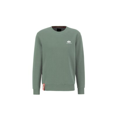 Alpha Industries Herren Basic Sweater Small Logo vintage green