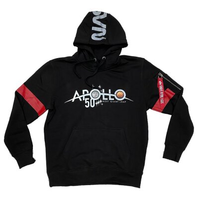 Alpha Industries Herren Hoodie Apollo 50 Reflective black