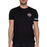 Alpha Industries Herren T-Shirt RBF Back Stripe black S