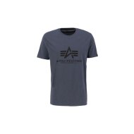 Alpha Industries Herren T-Shirt Basic Logo greyblack/black