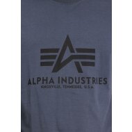 Alpha Industries Herren T-Shirt Basic Logo greyblack/black
