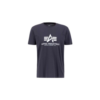 Alpha Industries Herren T-Shirt Basic Logo iron grey
