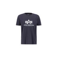 Alpha Industries Herren T-Shirt Basic Logo iron grey