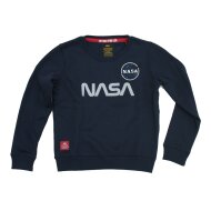 Alpha Industries Kinder Sweater NASA Reflective rep.blue