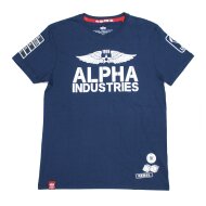 Alpha Industries Herren T-Shirt Rebel new navy