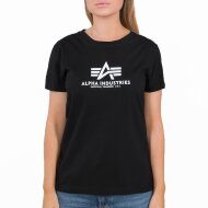 Alpha Industries Damen New Basic T-Shirt black