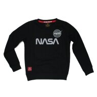 Alpha Industries Kinder Sweater NASA Reflective black