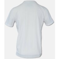 Carlo Colucci Herren T-Shirt Basic Logo wei&szlig;