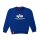 Alpha Industries Herren Sweater Basic Logo NASA blue