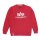 Alpha Industries Herren Sweater Basic Logo rbf red