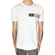 Alpha Industries Herren T-Shirt Reflective Stripes white