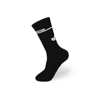 Alpha Industries Unisex Socken Basic Stripe 3er Pack schwarz