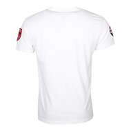 Top Gun T-Shirt Hyper mit Patches white