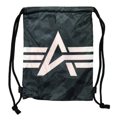 Alpha Industries Basic Gym Bag Turnbeutel black camo