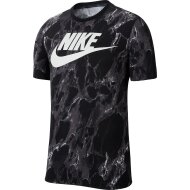 Nike Herren T-Shirt Nike Swoosh Basketball black