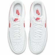 Nike Herren Sneaker Nike Court Vision Low white/university red 44.5 | 10.5