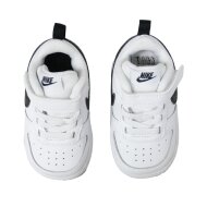 Nike Kinder Schuh Court Borough Low 2 white/black (TDV) 23.5 | 7c