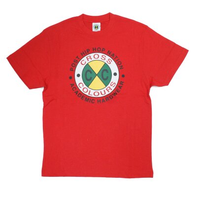 Cross Colours T-Shirt Academic Hardwear red